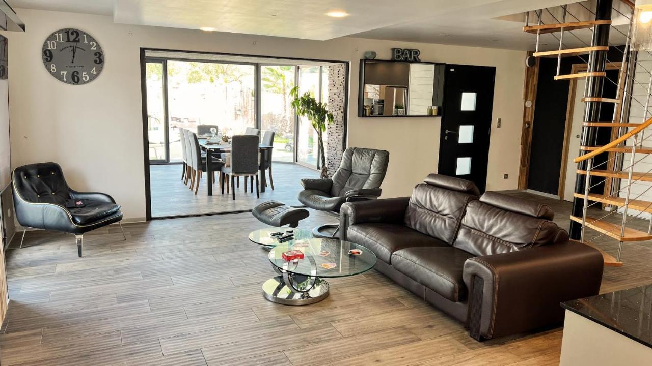 Villa Dali La Garde 260M2 Jacuzzi, Sauna, Piscine, Jardin 500M2, 5 Minutes De La Plage المظهر الخارجي الصورة